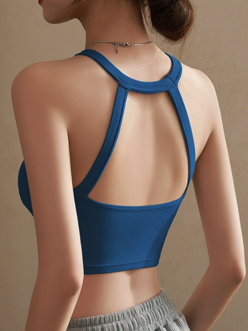 クロスストラップカップ付きタンクトップ