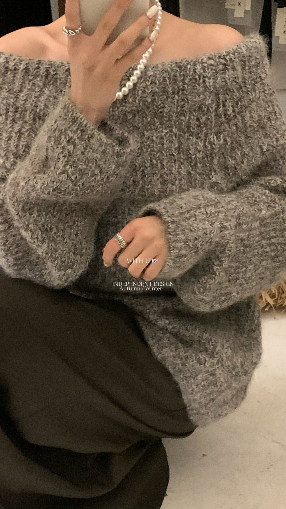 Set fair対象 | 27日(金)0:00～【即納】ミックスヤーンニットトップス