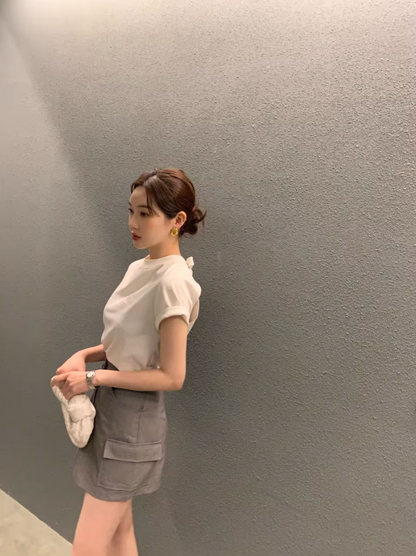 【7/4(金)12:00～販売START】バックリボンブラウス