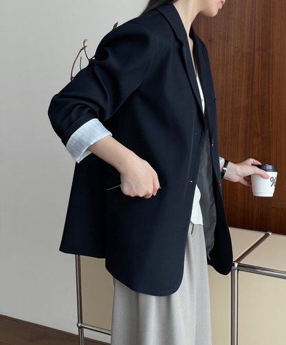 【8/29(金)12:00〜販売START】オーバーサイズシングルブレストジャケット