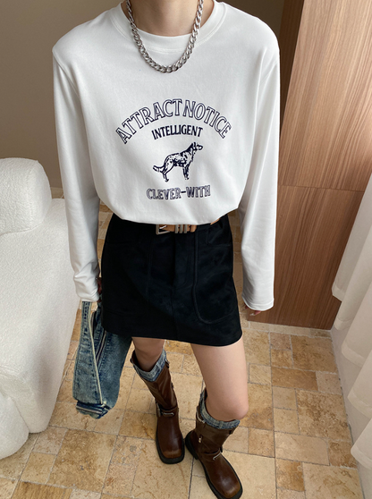 フェイクスエードAラインミニスカート