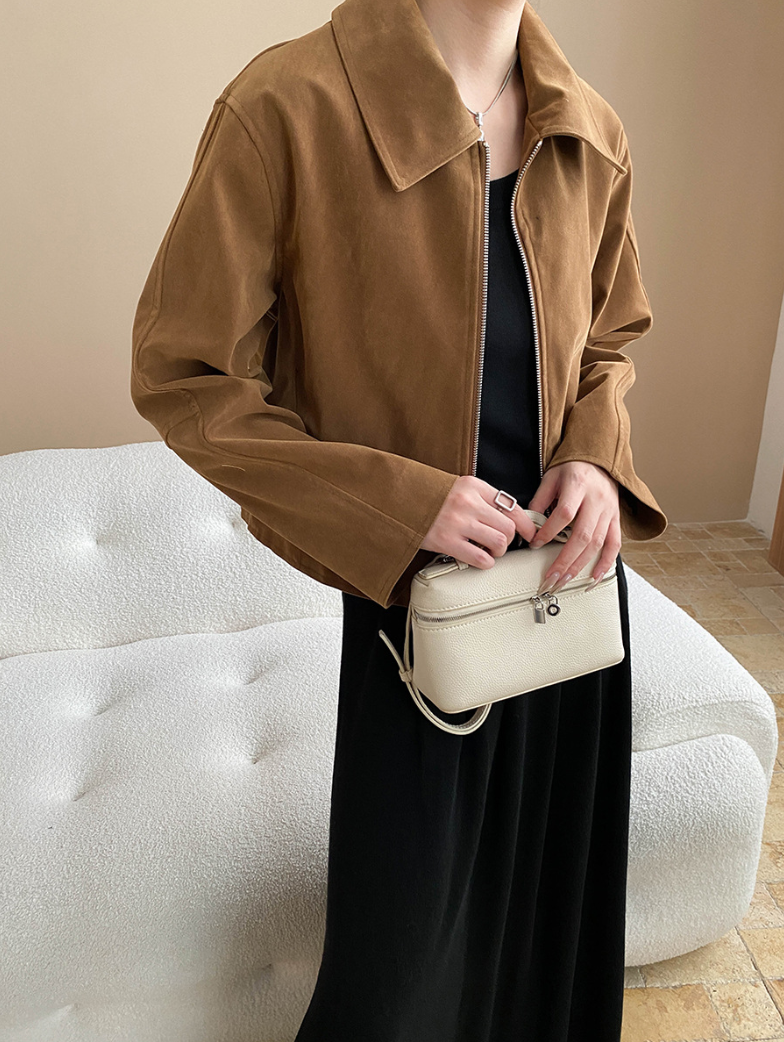 [ Influencer Recommend ]フェイクスエードショートジャケット