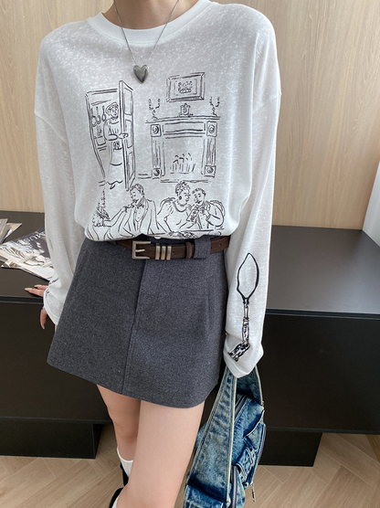 ハイウエストミニスカート