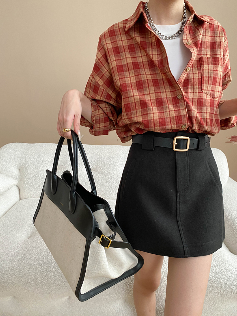 ハイウエストミニスカート