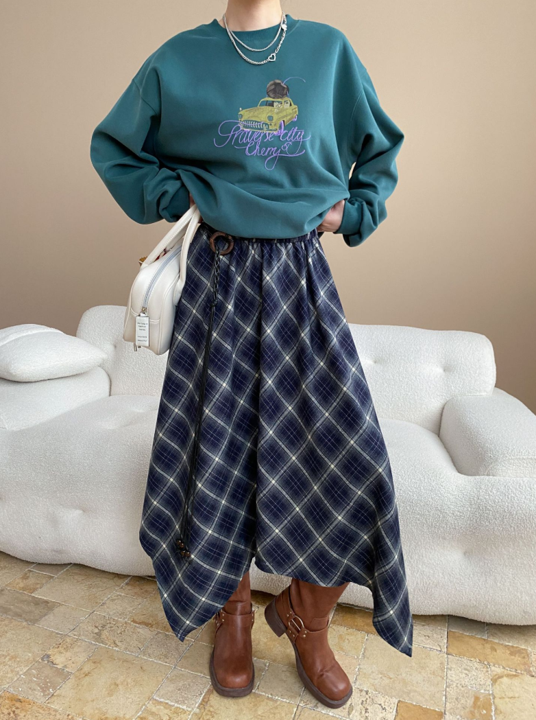 ヴィンテージ刺繍スウェットプルオーバー