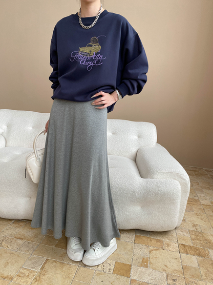 ヴィンテージ刺繍スウェットプルオーバー