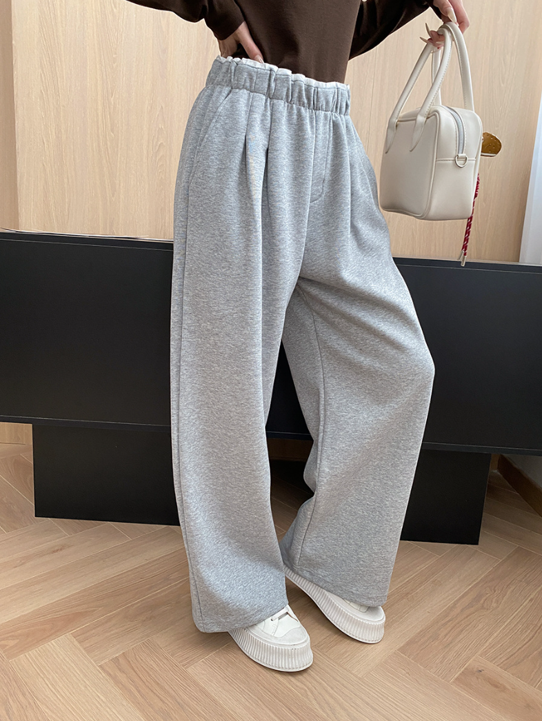 リラックスワイドスウェットパンツ