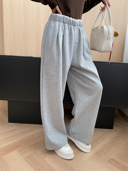 リラックスワイドスウェットパンツ