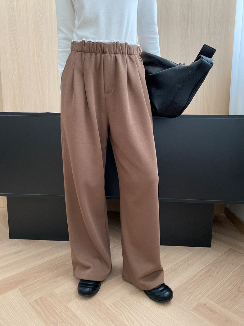 リラックスワイドスウェットパンツ