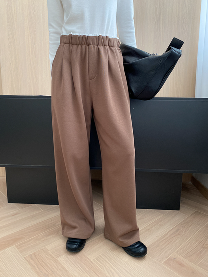 リラックスワイドスウェットパンツ