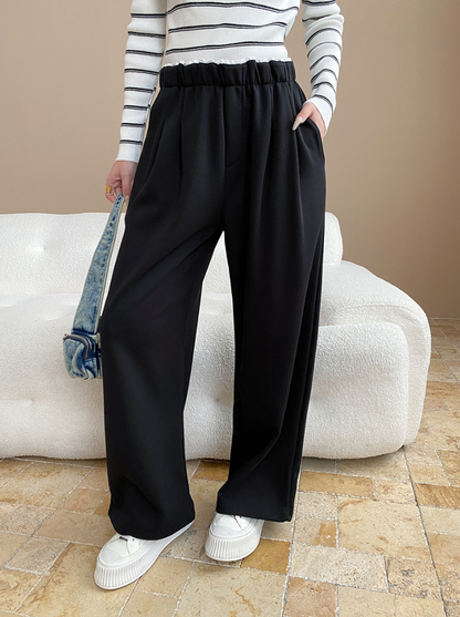 リラックスワイドスウェットパンツ