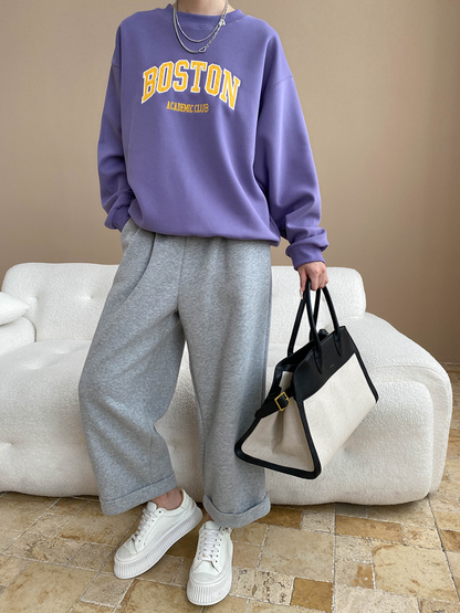 ボストンロゴオーバーサイズスウェット