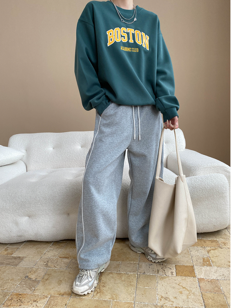 ボストンロゴオーバーサイズスウェット