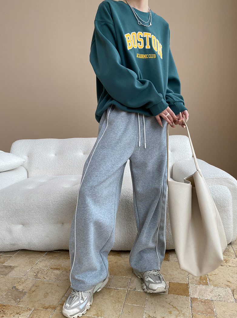 ボストンロゴオーバーサイズスウェット
