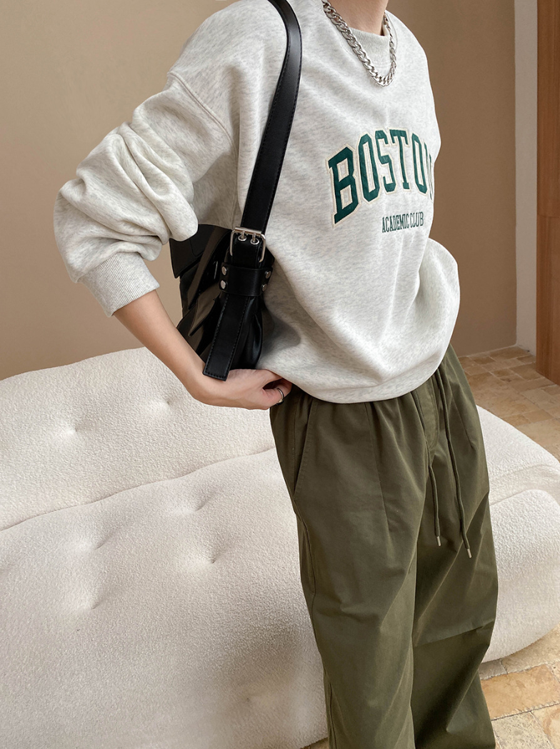 ボストンロゴオーバーサイズスウェット