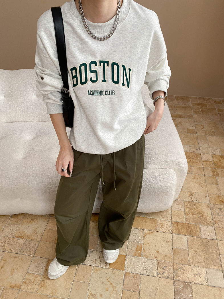 ボストンロゴオーバーサイズスウェット