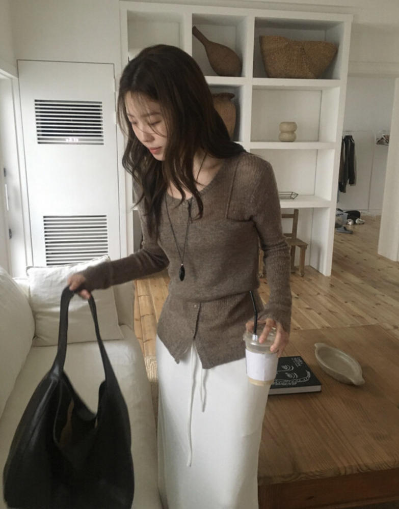 【一部即納】セミシアーカーデ×キャミソール セットトップス