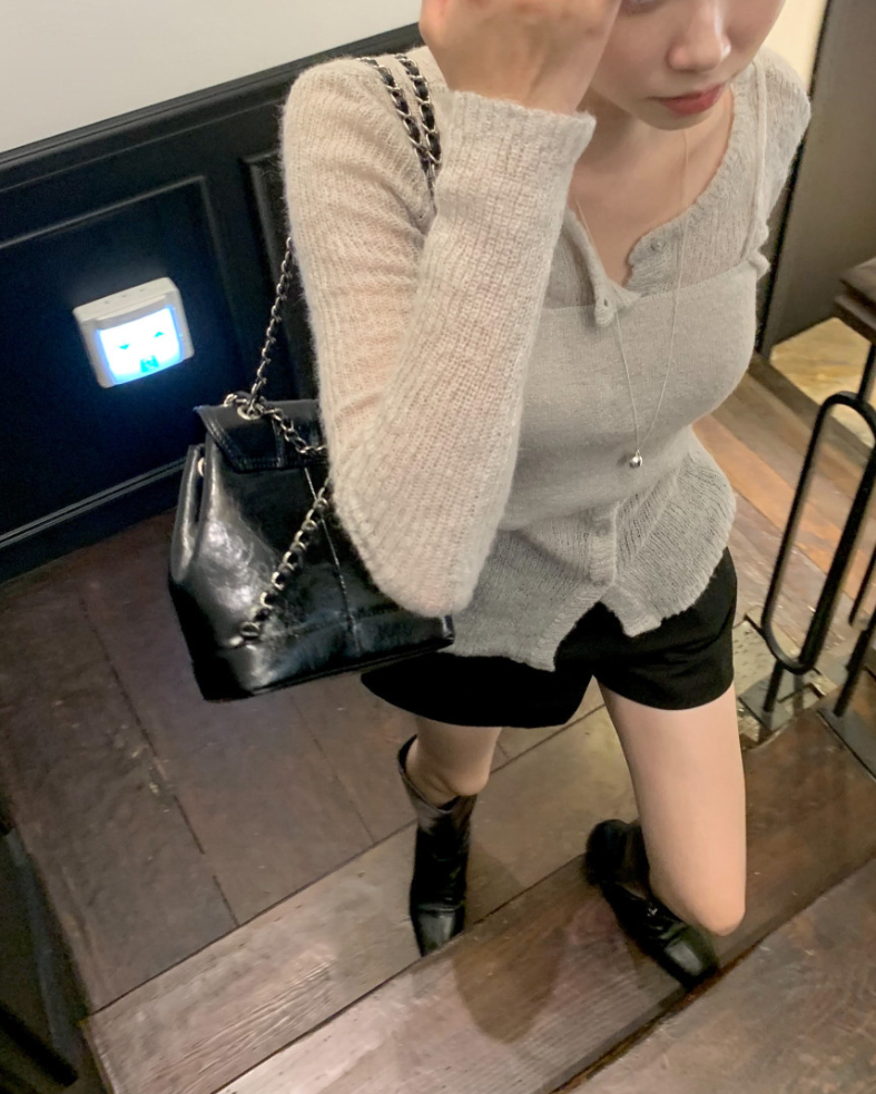 【一部即納】セミシアーカーデ×キャミソール セットトップス