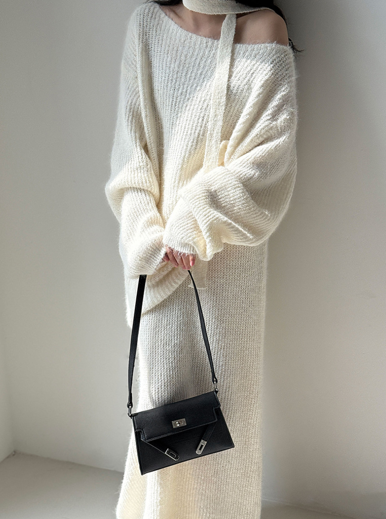 【一部即納】ルーズニットセットアップ