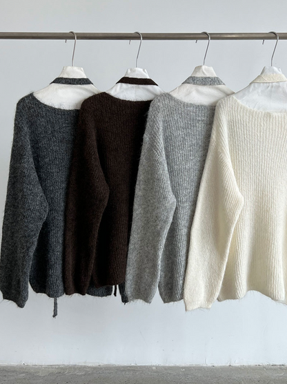 【一部即納】ルーズニットセットアップ