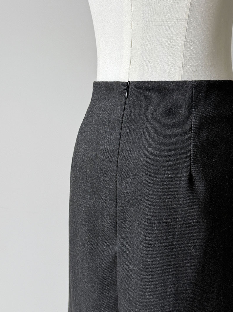 ウールライクラップロングスカート