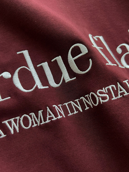 ロゴプリントオーバースウェット