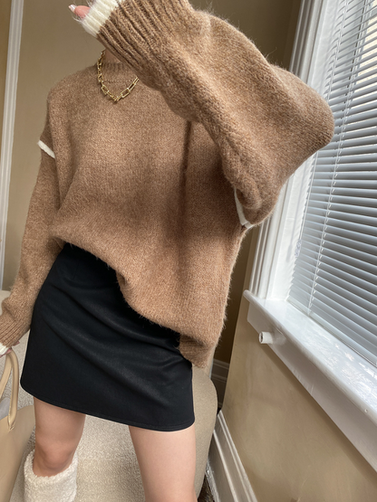 フェイクレザーミニスカート