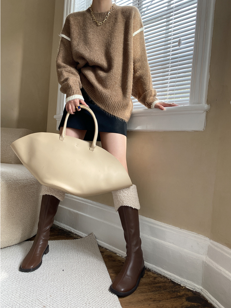 フェイクレザーミニスカート