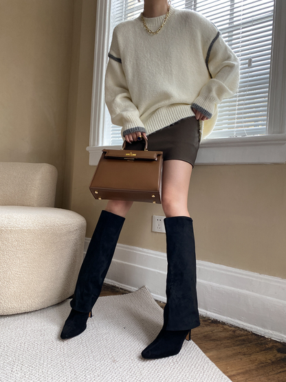 フェイクレザーミニスカート