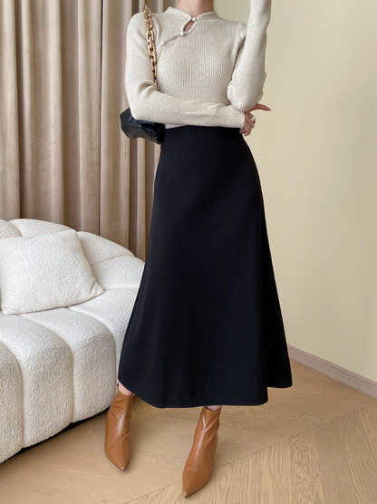 フリースAラインスカート