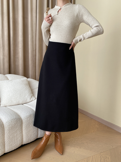 フリースAラインスカート