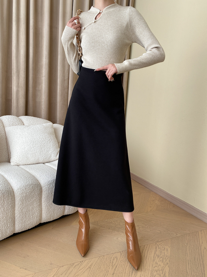 フリースAラインスカート