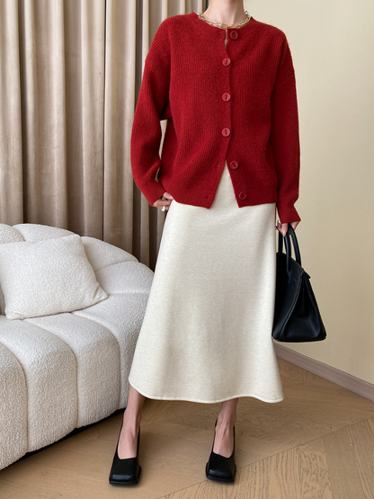 フリースAラインスカート