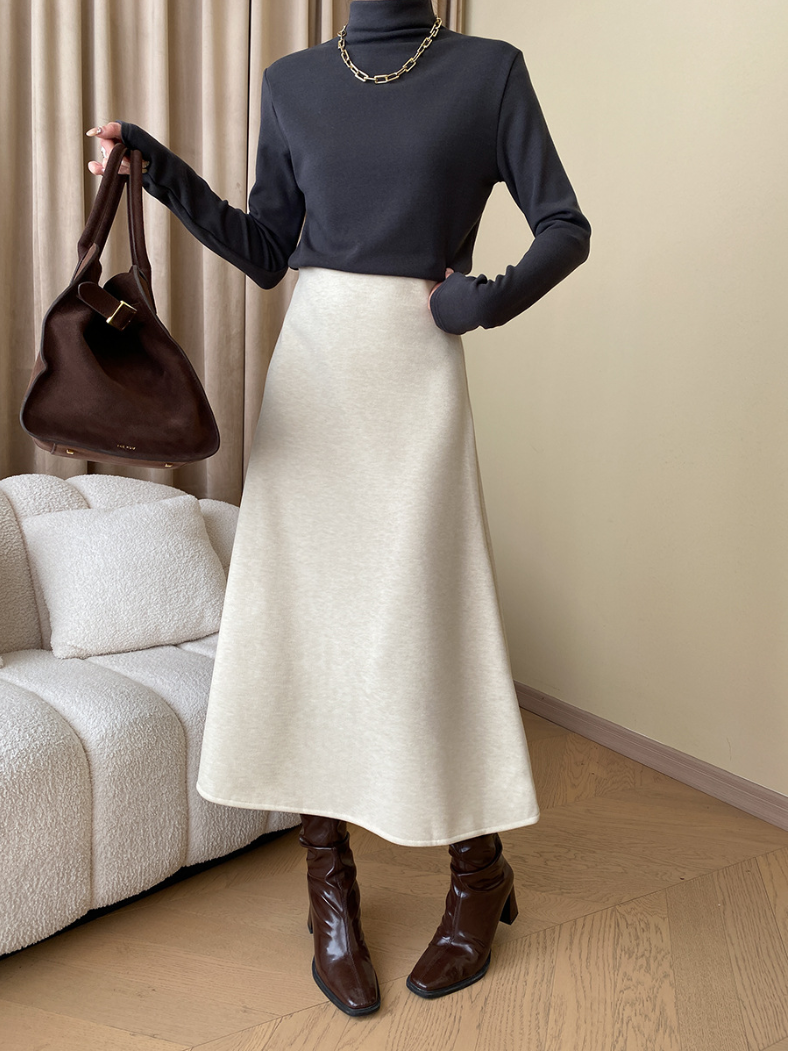 フリースAラインスカート