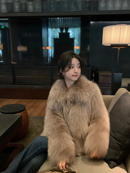 【11/7(金)PM12:00～販売START】フェイクファーショートジャケット