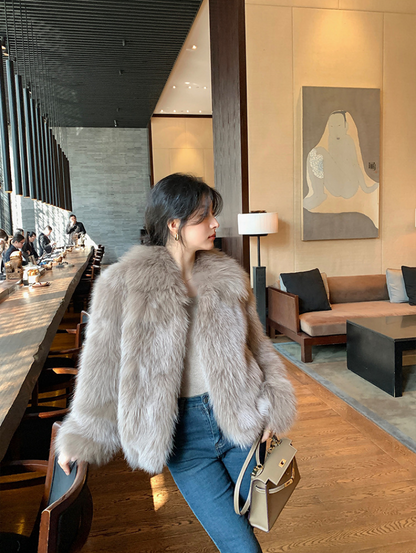 【11/7(金)PM12:00～販売START】フェイクファーショートジャケット