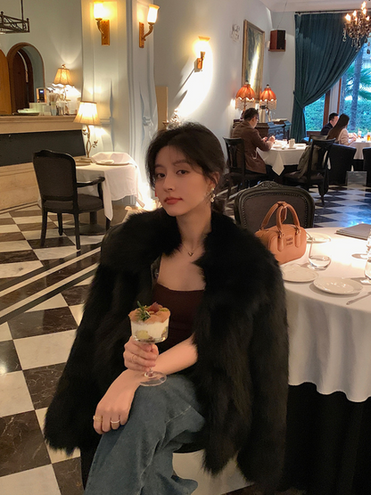 【11/7(金)PM12:00～販売START】フェイクファーショートジャケット