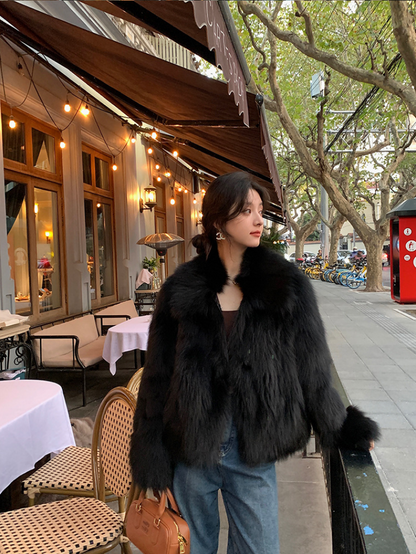 【11/7(金)PM12:00～販売START】フェイクファーショートジャケット