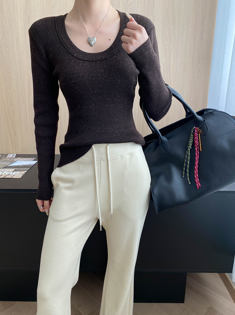 【11/7(金)PM12:00～販売START】ネップリブタイトニットトップス