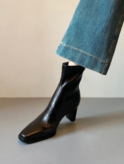 【11/7(金)PM12:00～販売START】フェイクレザーショートブーツ