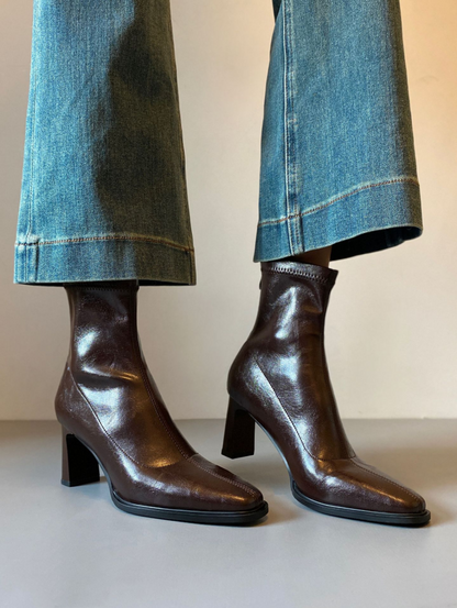 【11/7(金)PM12:00～販売START】フェイクレザーショートブーツ