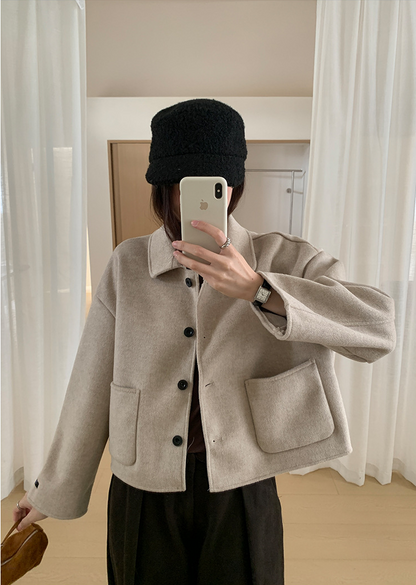 【11/7(金)PM12:00～販売START】ウールライクショートジャケット