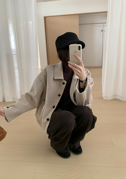 【11/7(金)PM12:00～販売START】ウールライクショートジャケット