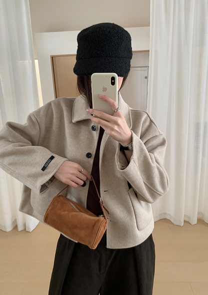 【11/7(金)PM12:00～販売START】ウールライクショートジャケット