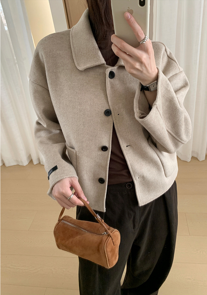 【11/7(金)PM12:00～販売START】ウールライクショートジャケット