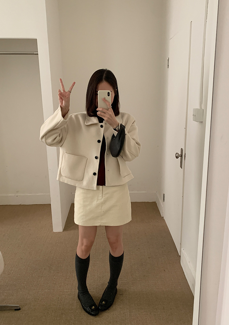 【11/7(金)PM12:00～販売START】ウールライクショートジャケット