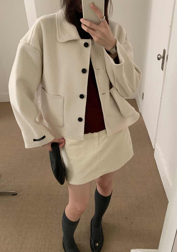 【11/7(金)PM12:00～販売START】ウールライクショートジャケット