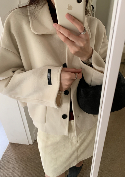 【11/7(金)PM12:00～販売START】ウールライクショートジャケット