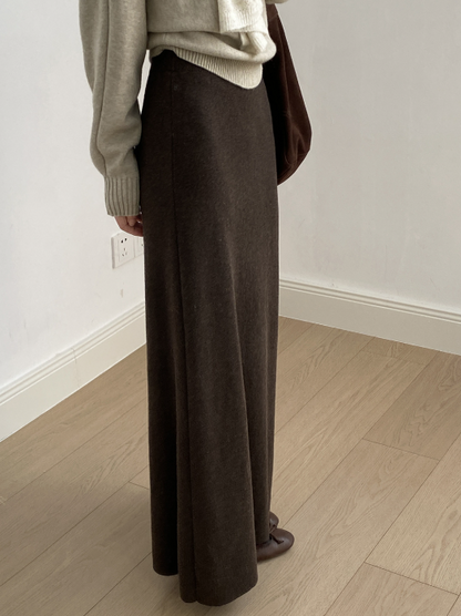 ニットナローロングスカート
