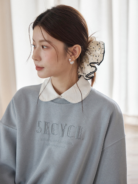 ショート丈ロゴスウェット